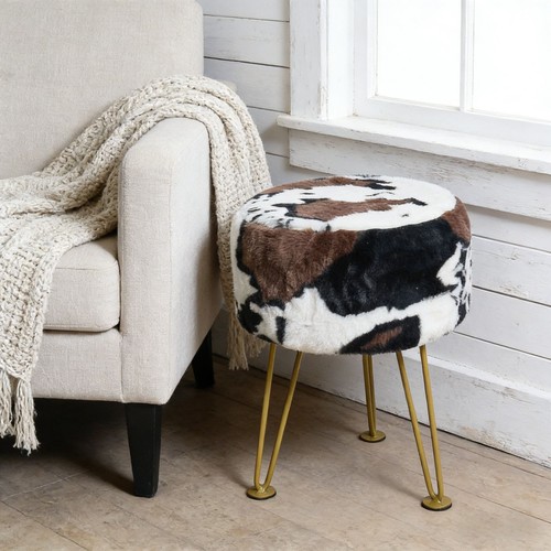 Cow print faux - cow, fur