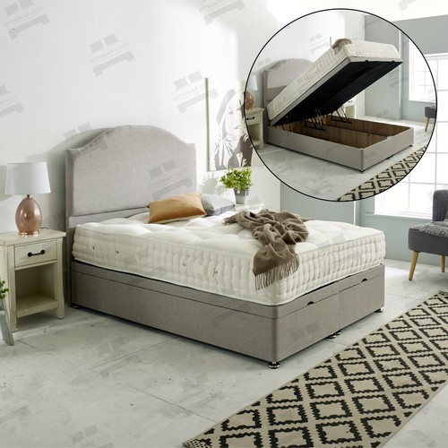 Luxury fabric ottoman gas - fabric,