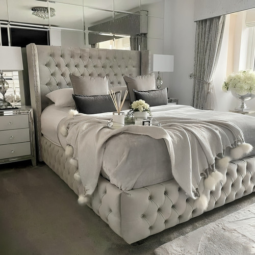 New winged bed frame - bed,