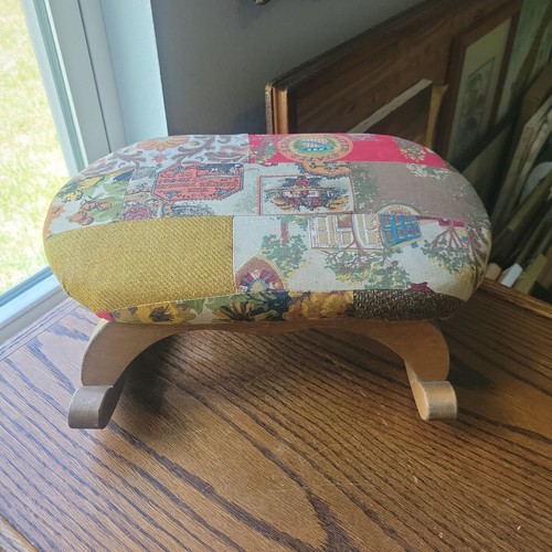Vtg antique rocking wooden - vtg,