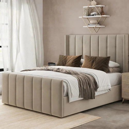Winged panel bed frame - panel,