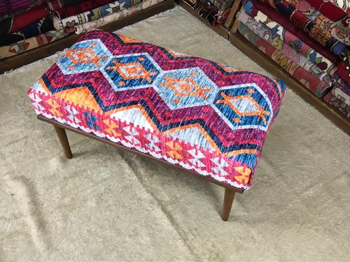 Handmade kilim upholstered - handmade,