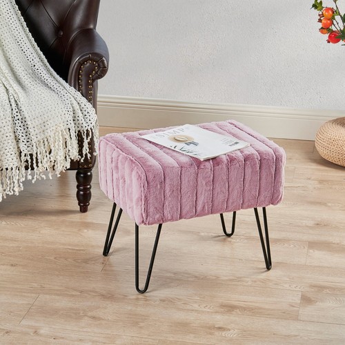 Super mink faux fur - mink, pink