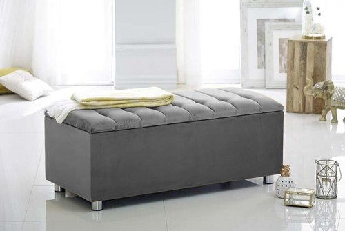Large ottoman box storage - ottoman,