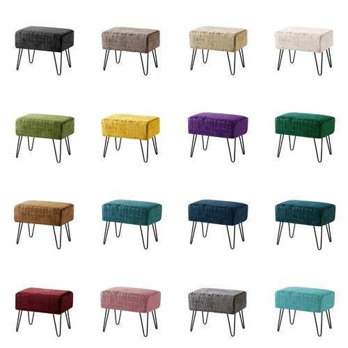 Plush textured velvet - velvet, ottoman