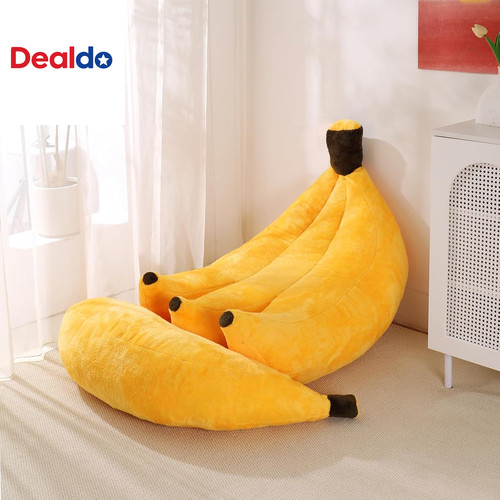 Banana bean bag chair with - bag,