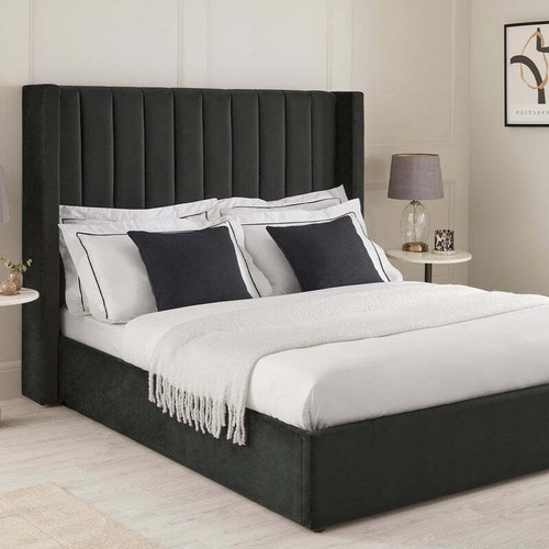 Winged panel bed frame plush - winged,