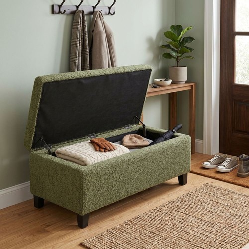 Retro green flip top storage - retro,